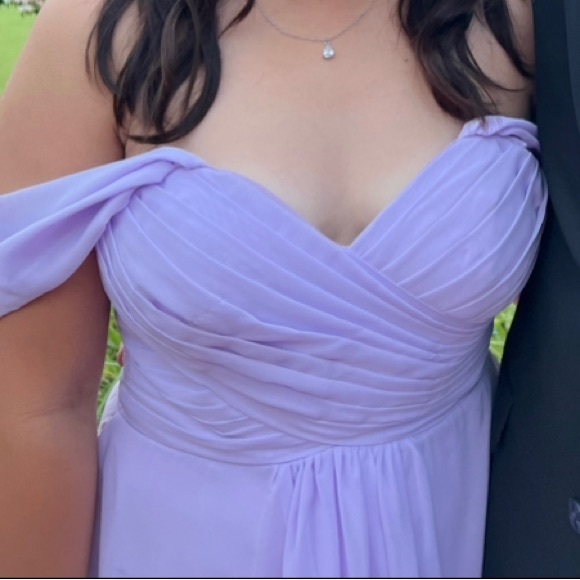 Long Purple Dress - Picture 2 of 3